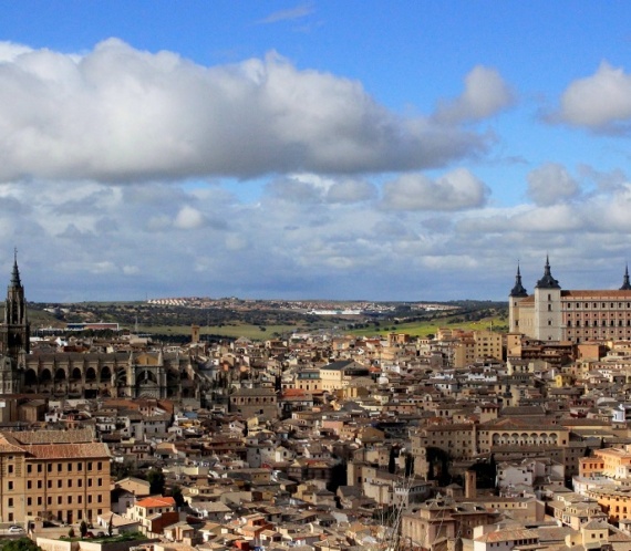 Panorámica de Toledo, elegida entre las ciudades más acogedoras del mundo, por Booking