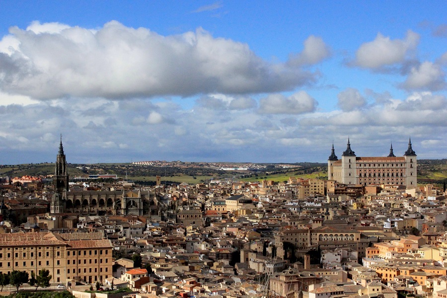 Panorámica de Toledo, elegida entre las ciudades más acogedoras del mundo, por Booking